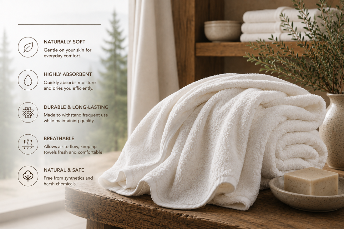 Why Choose 100% Cotton Bath Towels?